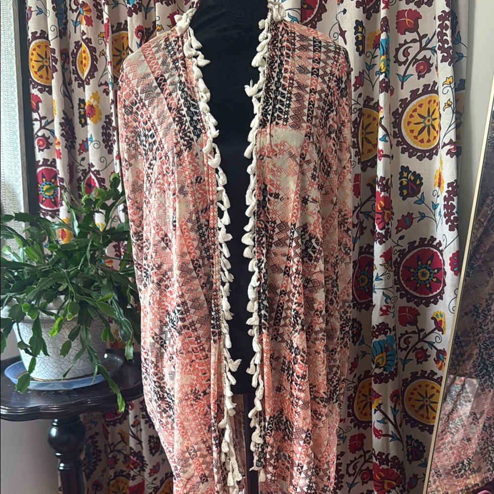 Bohemian Tassel Trim Beachwear